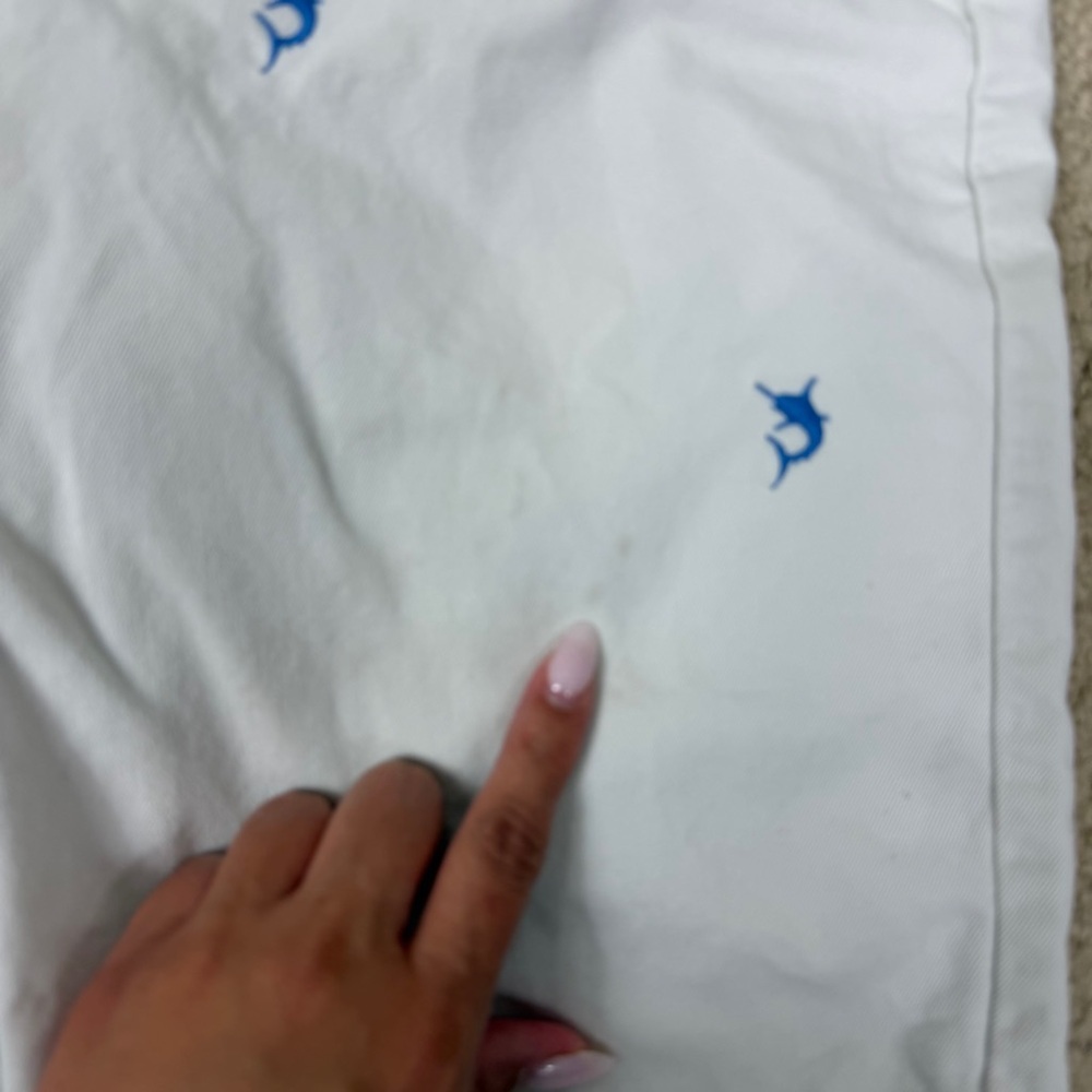 Vineyard Vines Embroidered Shorts Swordfish Pattern Boys Size 14 - Picture 3 of 10